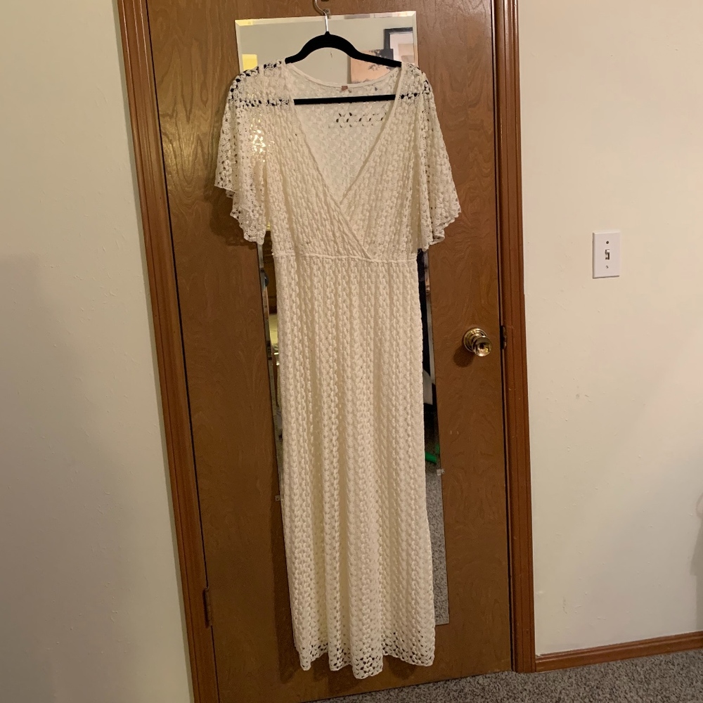 Crocheted Anthropologie Dress